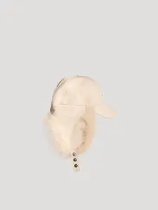 Display front view 4 of Product detail - POPPY FUR BASEBALL CAP light beige