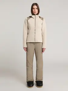 Display front view 3 of Product detail - MADDI FZ Hooded Midlayer Women stone