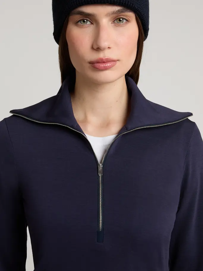 New, zobrazit obrázek v plné velikosti z předního pohledu Product detail - EVE Midlayer Women midnight blue