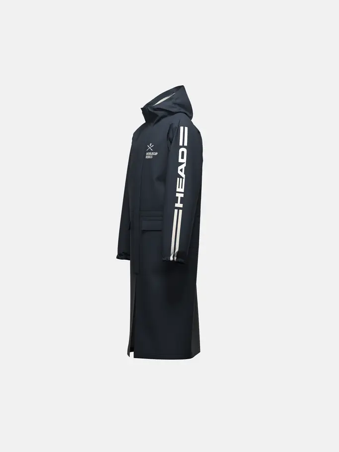 Out of Stock, view full size image of Front view of Product detail - RACE Rain Coat Junior