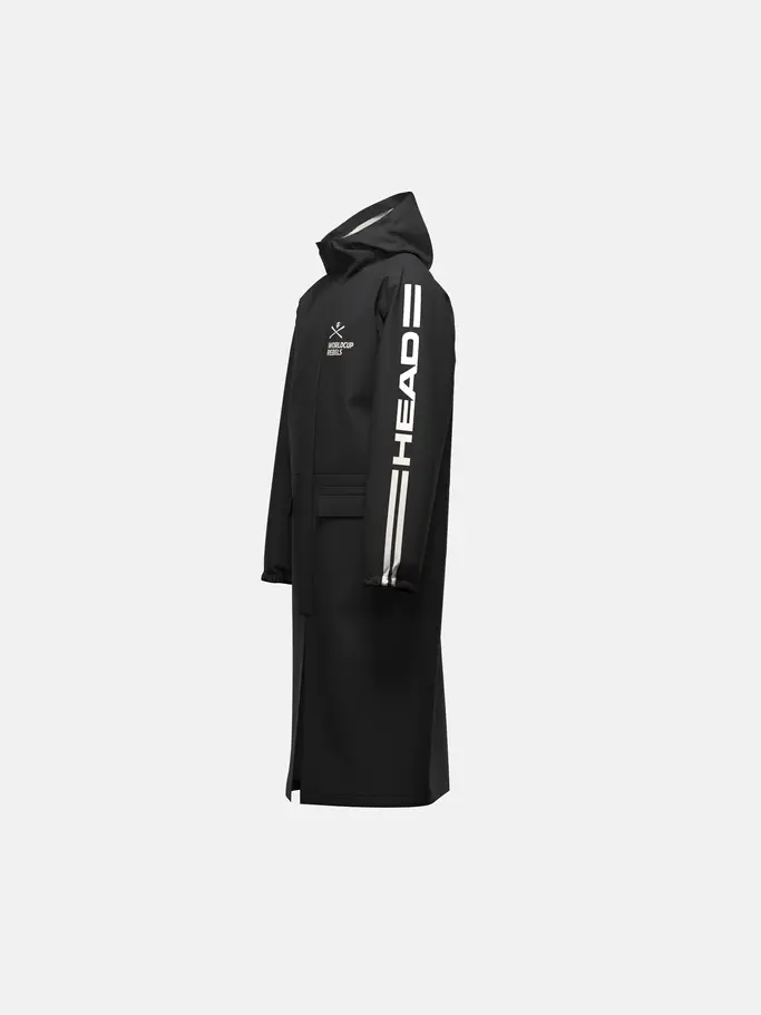 Out of Stock, view full size image of Front view of Product detail - RACE Rain Coat Junior