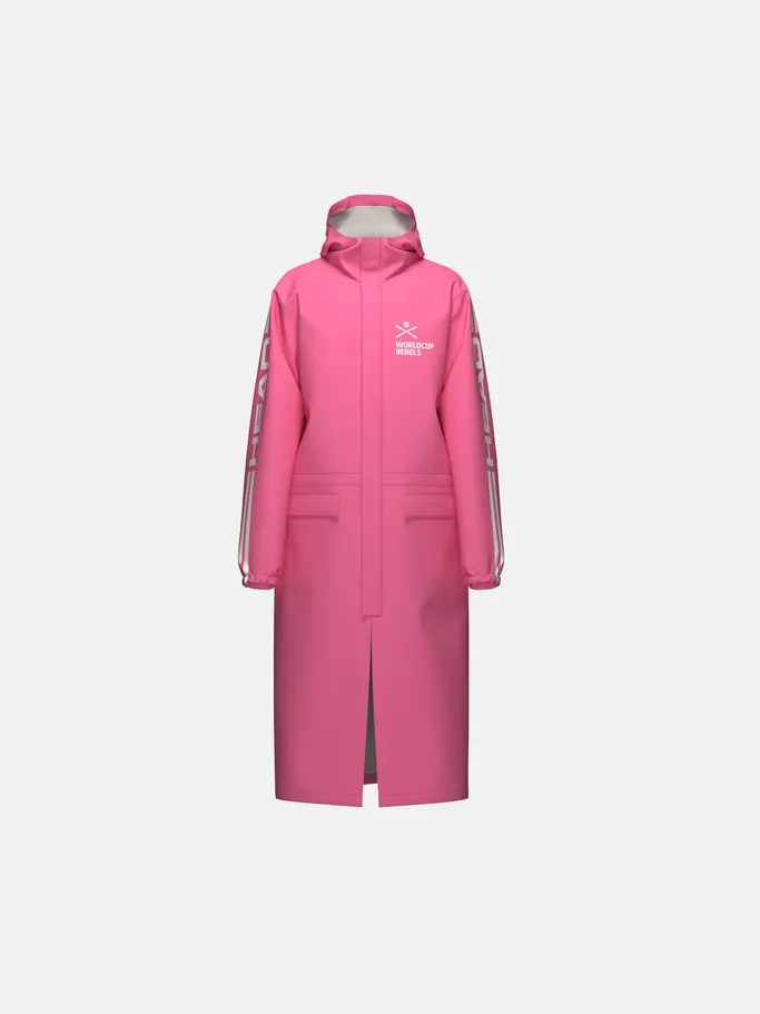 Out of Stock, view full size image of Front view of Product detail - RACE Rain Coat Junior