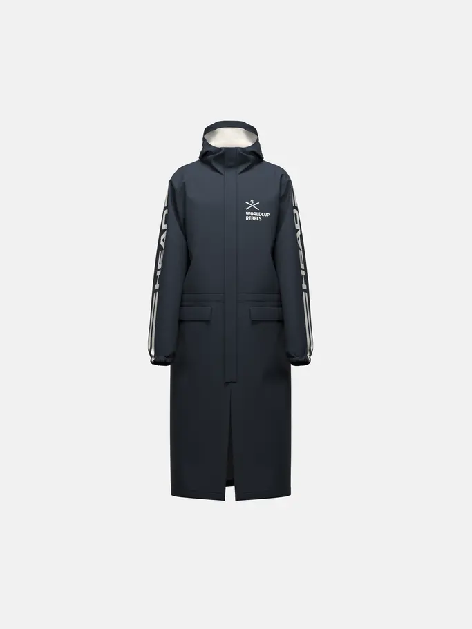 Out of Stock, view full size image of Front view of Product detail - RACE Rain Coat Junior