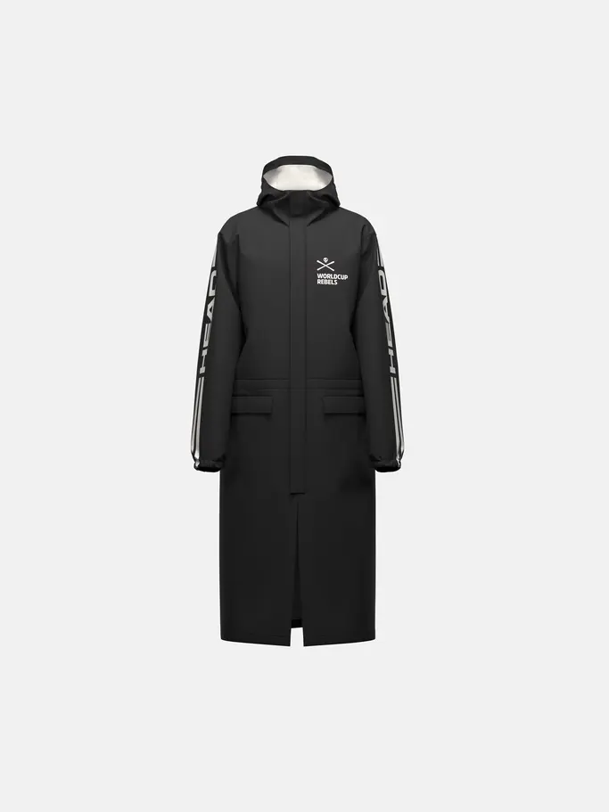 Out of Stock, view full size image of Front view of Product detail - RACE Rain Coat Junior