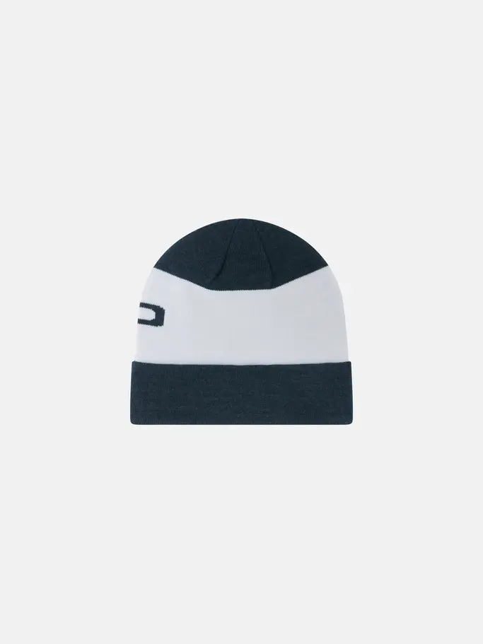 Coming soon, view full size image of Front view of Product detail - RACE Beanie navy/white