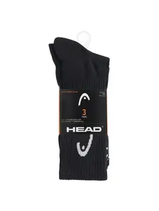 Display front view 2 of Product detail - Men's Crew Socks 3 Pack black