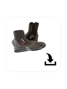 Display front view 1 of Product detail - Flexa DS Boots 6.5mm (412638) - HEAD Watersports S.p.A