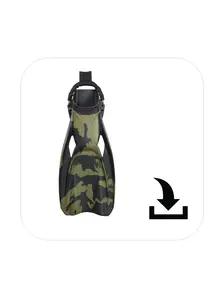 Display front view 1 of Product detail -  Power Plana Tactical Green (410051) - Mares S.p.A