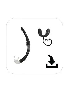 Display front view 1 of Product detail - Snorkel @ (411479) - HEAD Watersports S.p.A