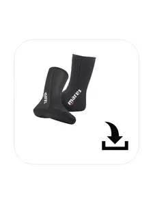 Display front view 1 of Product detail - Classic Socks 3mm (412635) - Mares S.p.A