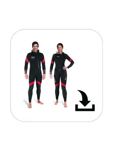 Display front view 1 of Product detail - Dual 5 - Man / She Dives (412375 / 412376) - Mares S.p.A