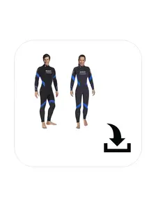 Display front view 1 of Product detail - Pioneer 7 Man / She Dives (412346 / 412347) - Mares S.p.A
