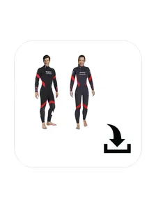 Display front view 1 of Product detail - Pioneer 5 Man / She Dives (412344 / 412345) - Mares S.p.A
