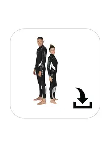 Display front view 1 of Product detail - Flexa 3.2 Man / She Dives (412435 / 412436) - Mares S.p.A