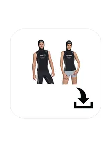 Display front view 1 of Product detail - Flexa Vest 5.3mm (412538) - Mares S.p.A