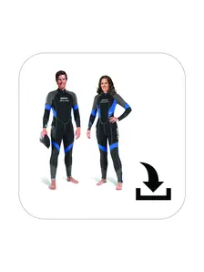 Display front view 1 of Product detail - Seal Skin Man / She Dives (412369 / 412370) - Mares S.p.A