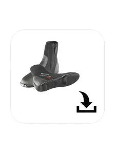 Display front view 1 of Product detail - Dive Boot Classic NG 5mm (412634) - Mares S.p.A