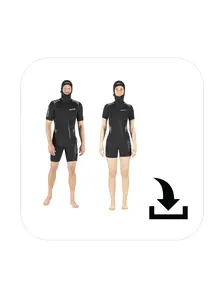 Display front view 1 of Product detail - Flexa Core Man / Lady (412469 / 412470) - Mares S.p.A