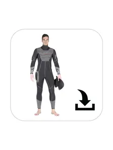Display front view 1 of Product detail - Flexa Graphene Man / She Dives (412078 / 412079) - Mares S.p.A