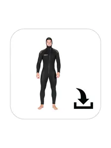 Display front view 1 of Product detail - Rover Overall with Hood 7mm (412381) - HEAD Watersports S.p.A