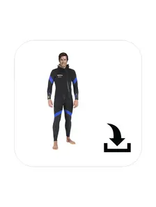 Display front view 1 of Product detail - Dual 7mm Man (412441) – HEAD Watersports S.p.A