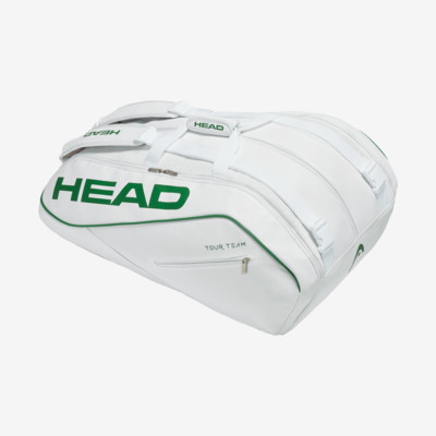 head white tennis bag