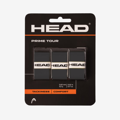 White Tennis Racket Grip Tape HEAD Prime Pro Racquet Overgrip 3-Pack 