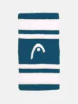 Product overview - Wristband striped 5 teal/white