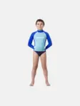 Product overview - Rash Guard Junior - Long Sleeve - Boy blue