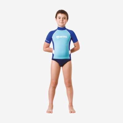 Product overview - Rash Guard Junior - Short Sleeve - Boy blue