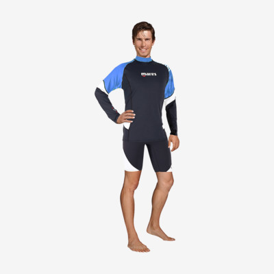 Product overview - Rash Guard Loose Fit Long Sleeve blue
