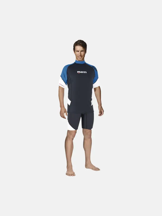 Product overview - Rash Guard Loose Fit Short Sleeve blue