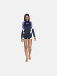 Product overview - Rash Guard Loose Fit Long Sleeve - She Dives lila