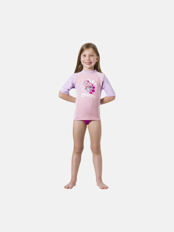 Product overview - Rash Guard Kid - Short Sleeve - Girl