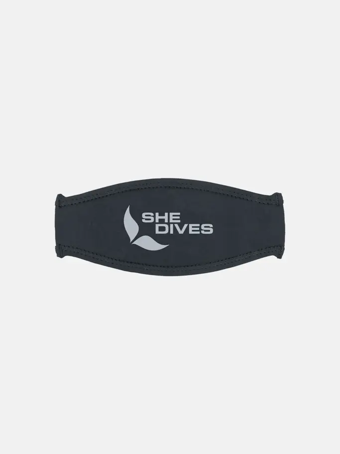 Product overview - Trilastic Mask Strap Cover - She Dives