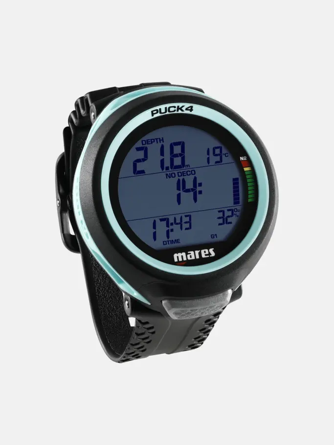 Product overview - Puck 4 black/aqua