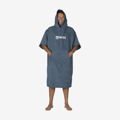 Product overview - Ascent Poncho blue
