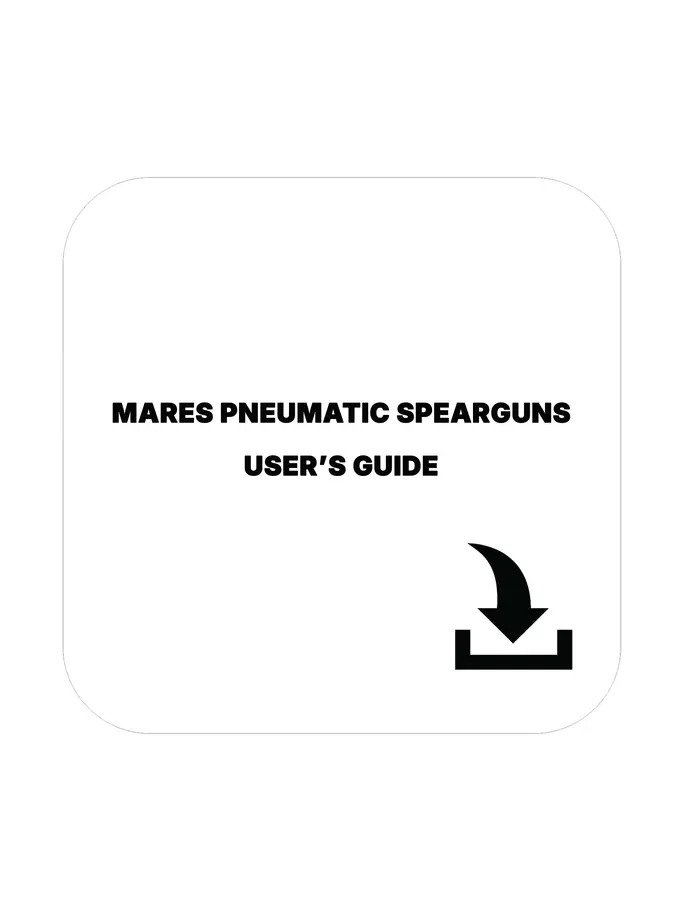 Product overview - Mares Pneumatic Spearguns User's Guide (2)