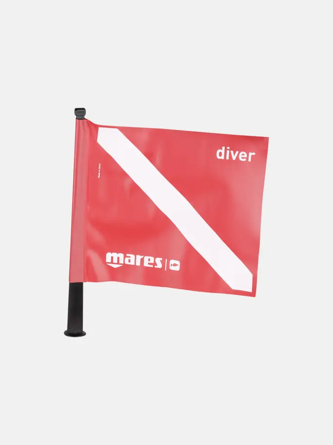 Product overview - Dive Flag 18.5 x 18.5cm