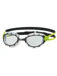 Product overview - Predator Swimming Goggles - Clear Lens Black/Green - Clear Lens