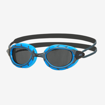 Product overview - Predator Goggles Smoke Lens Blue/Black - Tinted Smoke Lens