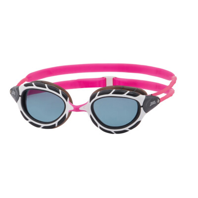 Product overview - Predator Goggles Smoke Lens Pink/White - Tinted Smoke Lens
