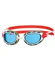 Product overview - Predator Goggles Tinted Blue Lens White/Red - Tinted Blue Lens