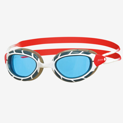 Product overview - Predator Goggles Tint Lens White/Red - Tinted Blue Lens