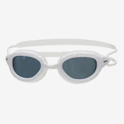 Product overview - Predator Goggles Smoke Lens White - Tinted Smoke Lens