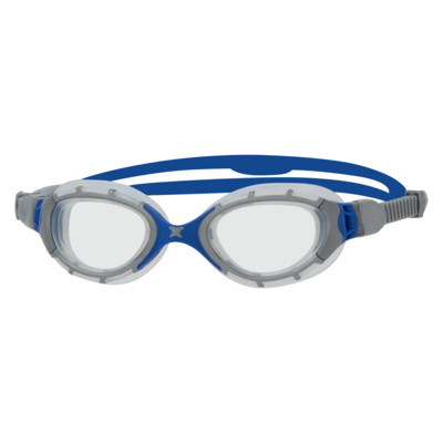 Product overview - Predator Flex Goggles Grey/Blue - Clear Lens