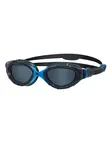 Product overview - Predator Flex Tint Smoke Lens Goggles Grey/Blue - Tinted Smoke Lens