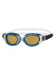 Product overview - Predator Flex Polarized Ultra Reactor Goggles Silver/Blue - Reactor Copper Lens