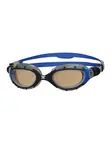 Product overview - Predator Flex Swimming Goggles - Polarized Ultra Lens Silver/Blue - Polarized Copper Lens