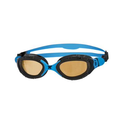 Product overview - Predator Flex 2.0 Polarized Ultra Goggles Black/Blue - Polarized Copper Lens